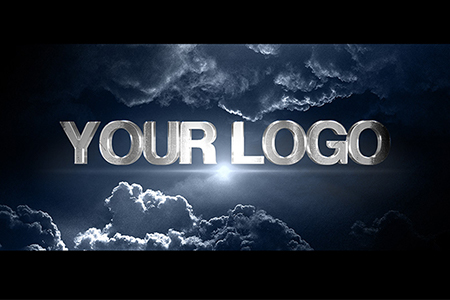简约电影幕布墙面logo样机素材
