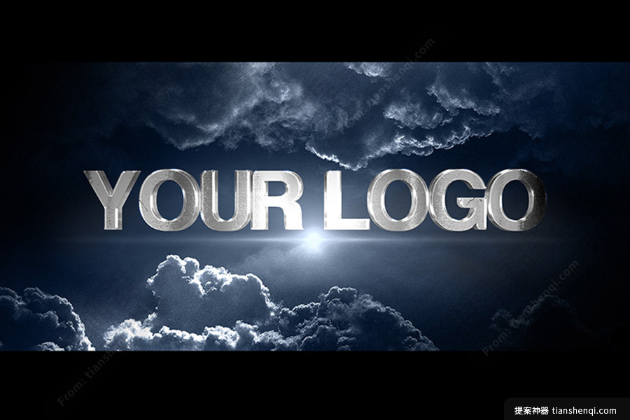 简约电影幕布墙面logo样机素材
