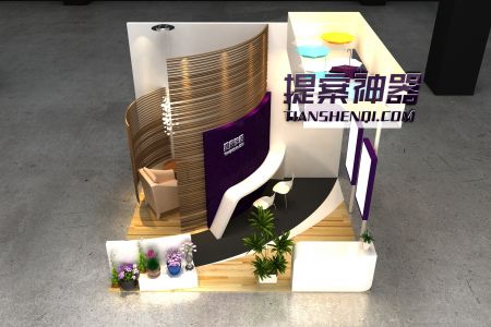 高清室内立体小型工作室模型样机素材