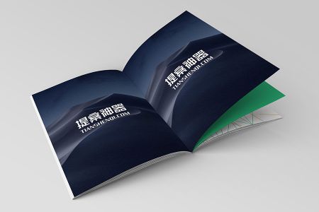 高清简约翻页书本宣传设计效果
