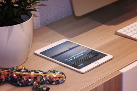 高清平放使用场景iPadMini4样机素材