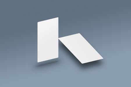 灰蓝背景横竖两屏UI样机APP效果图展示样机素材