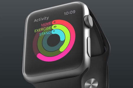 深色背景AppleWatch屏幕可替换样机细节展示贴图素材