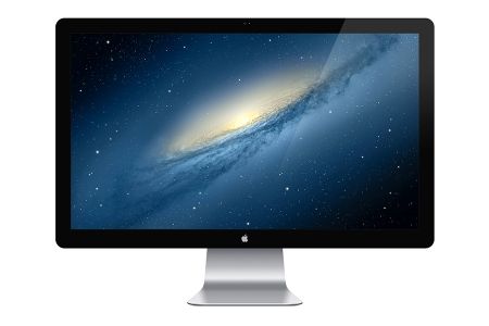 白色背景高清简单一台台式Macbook贴图样机素材