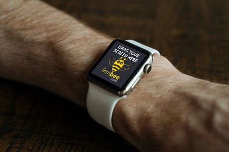 手戴Watch屏幕可更换样机细节图素材
