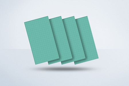 灰色背景立式四屏手机UIAPP展示样机素材